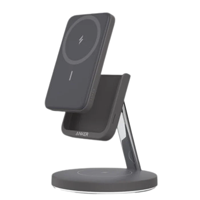 Anker 5000mAh 633 Magnetic Wireless Charger (MagGo) - Black - Tashqila Anker 5000mAh 633 Magnetic Wireless Charger (MagGo) - Black - Tashqila